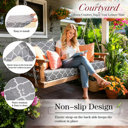 🛋️ Outdoor Patio Sofa Cushion Covers (4 / 8 / 12 PCS) 🔥